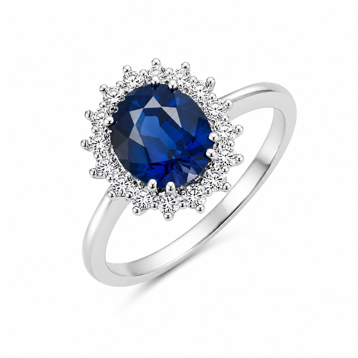 royal sapphire blue princess ring for women ireland